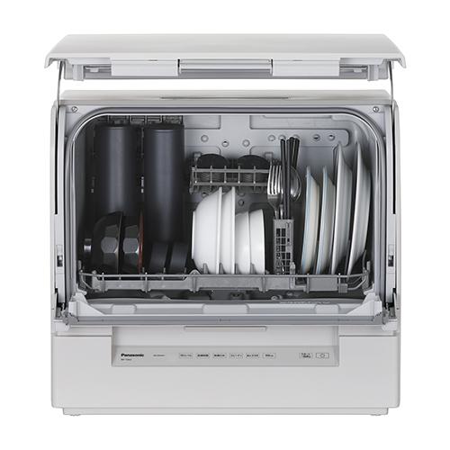 【長期保証付】パナソニック(Panasonic) NP-TSK2-W ホワイト 食器洗い乾燥機 庫内容量約36L ストリーム除菌洗浄 50℃ 高圧水流 スリム 食洗 卓上 食洗機 食洗器_11