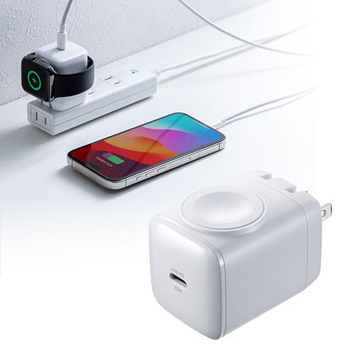 サンワサプライ ACA-PD101 USB PD対応AC充電器 PD30W・Apple Watch充電_2