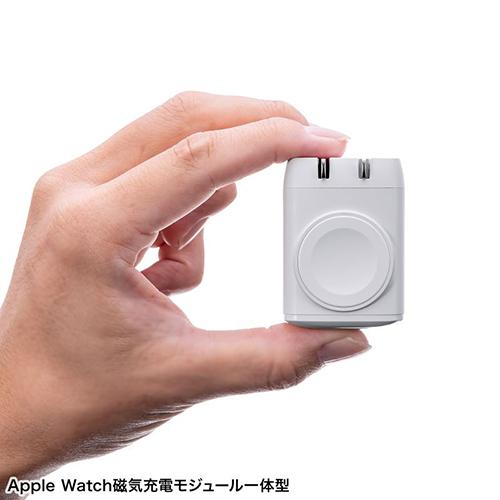 サンワサプライ ACA-PD101 USB PD対応AC充電器 PD30W・Apple Watch充電_8