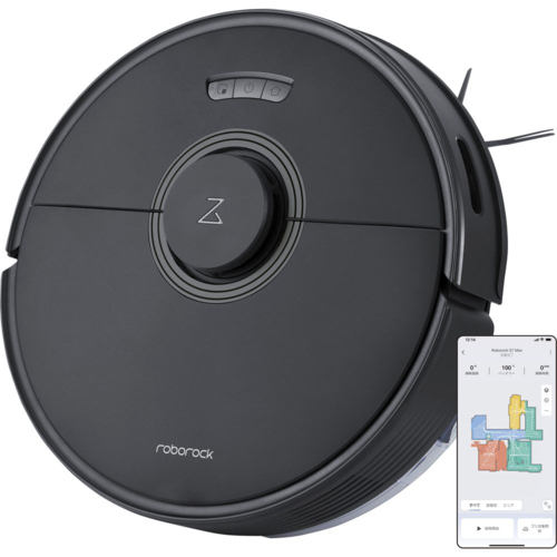 【長期間言いはなつ付】ロボロック(Roborock) ROBOROCK Q7 Max Q7M52-04 黒 標準尺度ひな型
