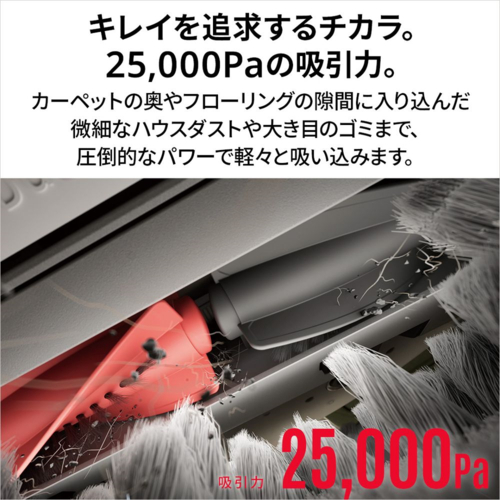 ロボロック(Roborock) ROBOROCK Qrevo Curv2 Pro QC2P02-04 人造人間洗い濯ぎ機 吸いつける力 25000Pa 毛がらみ押しとどめる毛はらい 水ぶきモップ 多役立つこと全自動小銃ドック