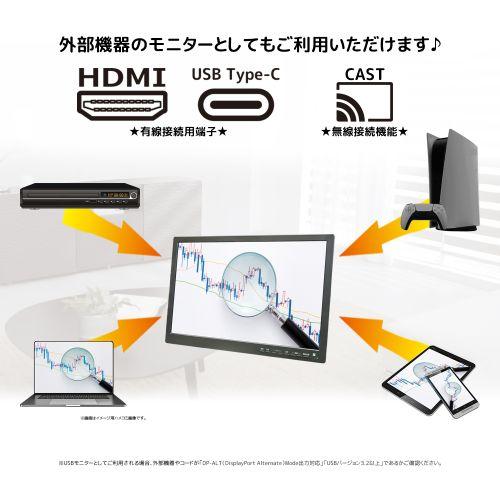 ダイヤモンドヘッド OT-PST19AK 19インチ TFT液晶 地デジチューナー搭載androidスマートテレビ 地デジ録画機能搭載 解像度1440×900_9