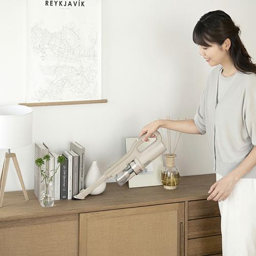 【長期保証付】アイリスオーヤマ(Iris Ohyama) SCD-124P-HC グレージュ 充電式サイクロンスティッククリーナー MagiCaleena_17