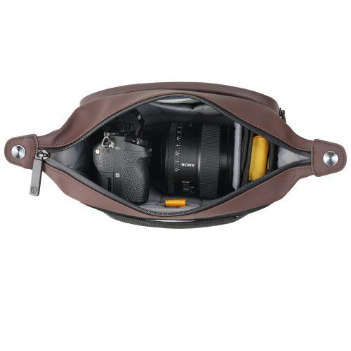 バンガード(VANGUARD) VEO LITE W3L CH チョコ 約3L 多機能ウエストバッグ 内寸：240×155×80mm_6