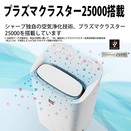 シャープ(SHARP) KIUD50 W 除加湿空気清浄機_5