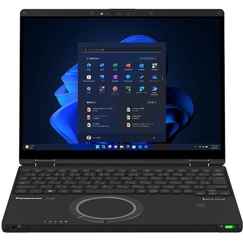 【長期保証付】パナソニック(Panasonic) Lets note CF-QR4MDNCR 12.4型 Win11Pro Core i7 メモリ16GB SSD512GB Officeオプション付 ブラック ノートパソコン