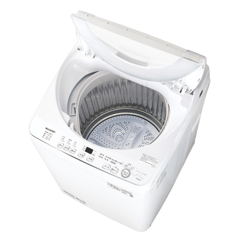 【設置】シャープ(SHARP) ES-GE6K-W ホワイト系 全自動洗濯機 穴なし槽_10