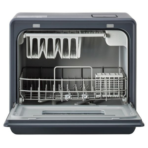 【長期保証付】アクア(AQUA) ADW-L40B-H ダークグレー 食器洗い乾燥機 タンク式/分岐水栓式 大容量タイプ 標準収納容量 40点_1