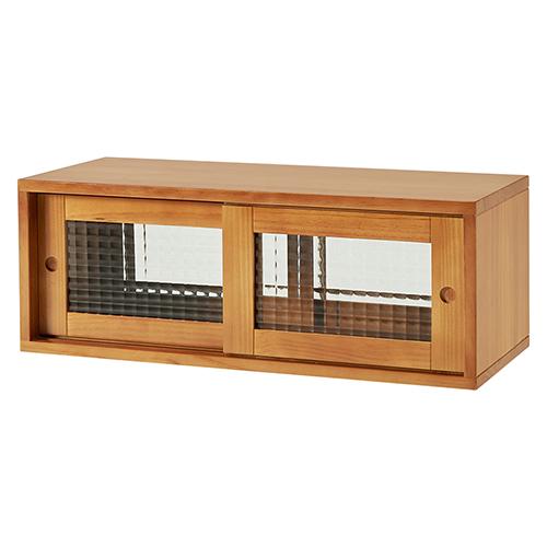 萩原(HAGIHARA) MUD-6126LBR ライトブラウン カウンター上収納