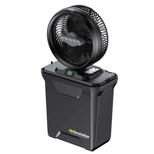 AirRevolution(エアレボリューション) ARミストファン V02-BK ミストクールファン 猛暑対策 夏快適 キャンプ ひんやり 20,187円