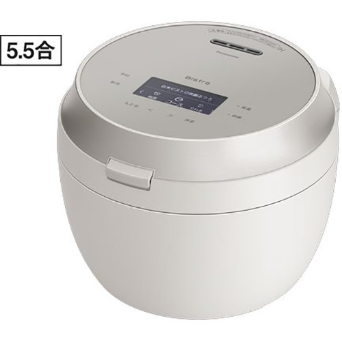 【長期保証付】パナソニック(Panasonic) SR-X910E-H ライトグレージュ Wおどり炊き 可変圧力IHジャー炊飯器 5.5合炊き 57,749円