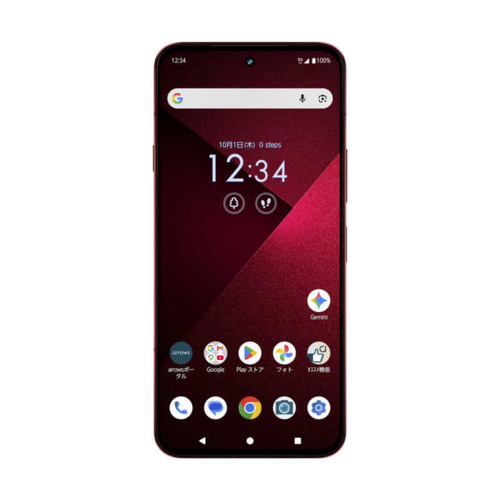 FCNT(エフシーエヌティー) Arrows alpha2 レッド 6.4型有機EL 12GB/512GB 5G対応 SIMフリースマートフォン PBCR0002JP