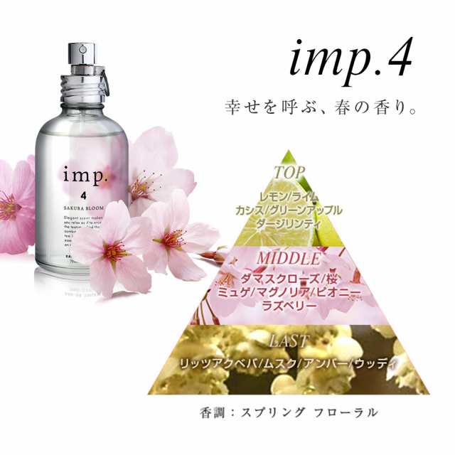 インプ imp. 70ml シアーコットン シトラスレモン ヴァインフラワー