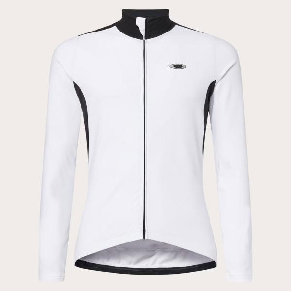 オークリー CLIMA THERMAL LS JERSEY ホワイト/ブラックの通販は