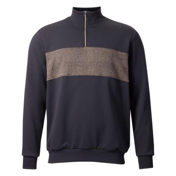 パールイズミ 【9340-BL】クラシック ハーフジップ スウェット (15℃対応) 1.ブラック PEARLIZUMIの通販は 11,234円