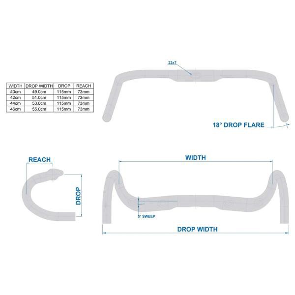 リッチー WCS BUTANO インターナルルーティング バークランプ径：31.8mm ドロップハンドル