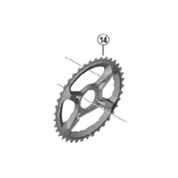 [14]チェーンリング 38T-BH （38-28T用）の通販は