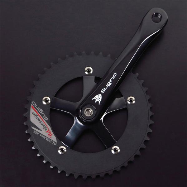 スギノ RD4 Messenger 175mm ブラック クランクセットの通販は 35,521円