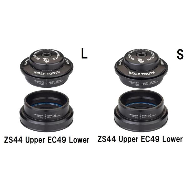 ウルフトゥース ZS44 Upper EC49 Lower GeoShift Performance Angle Headsetの通販は 20,240円