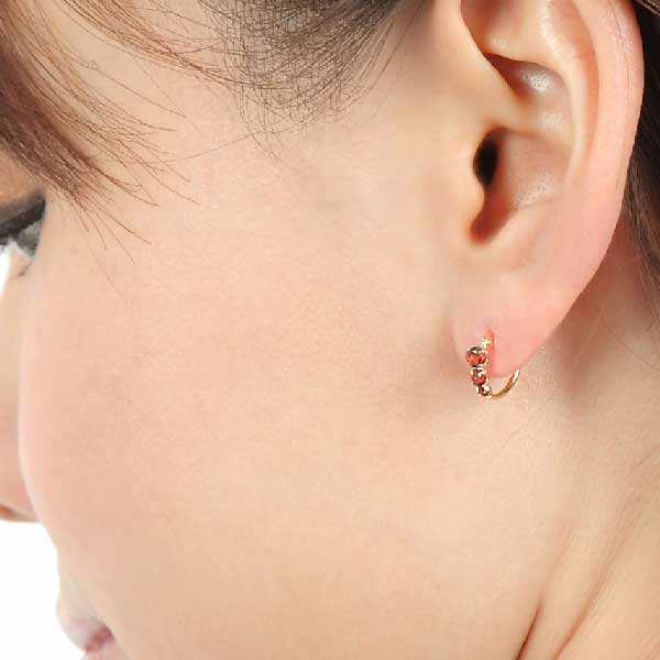 K18YG　フープピアス(スナップタイプ) ete｜K18YG フープ ピアス | Rakuten Fashion(楽天ファッション