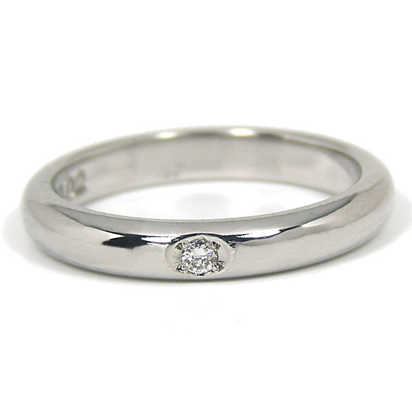 Pt999 純プラチナ 甲丸 ダイヤモンド マリッジリング 結婚指輪 ペアリング 内側刻印 文字入れ メンズ レディース 男女兼用