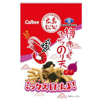 まるか食品　かっぱえびせん　梅しそのり天ミックス　26g(10×6)
