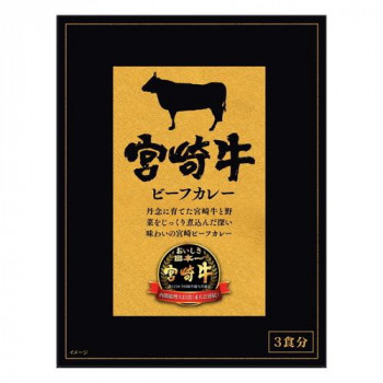 響 宮崎牛ビーフカレー3食分 (160g×3食)×20個