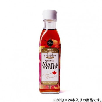 クインビーガーデン ケベックメープルシロップ265gGradeAアンバー(リッチテイスト) 265g×24本 25,145円