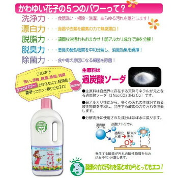 酸素系多目的洗剤　花子　10kg　業務用 4990911332412_2
