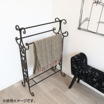 かわ畑 アンティーク調 スタンドラック(タオルハンガー) 1609IFH004 4589962415443_6