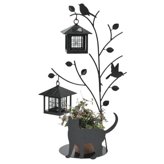 セトクラフト シルエットソーラー(Tree＆Cat)2灯 SI-1956-1300 4945119089378