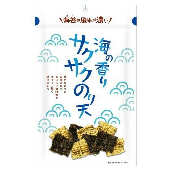 まるか食品 海の香りサクサクのり天 80g(10×4) サクッと軽く揚げたのり天