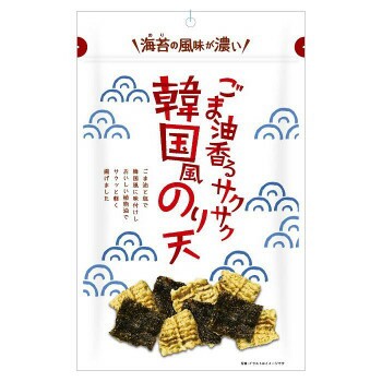 まるか食品　ごま油香るサクサク韓国風のり天　68g(10×4)