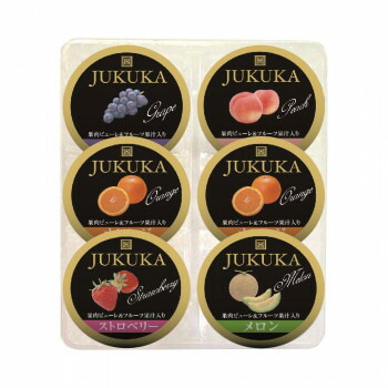 金澤兼六製菓 詰め合せギフト BOX熟果ゼリーアソート 6個入×20セット JK-6 4932123005302