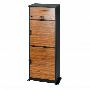 KGY(ケイ・ジー・ワイ工業)　宅配ボックス　リシム　マルチ　濃木目　THB-3115　DW 4963784691627