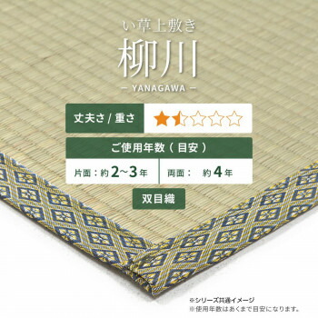 い草カーペット 柳川(やながわ) 本間4.5帖 約286×286cm 159051045