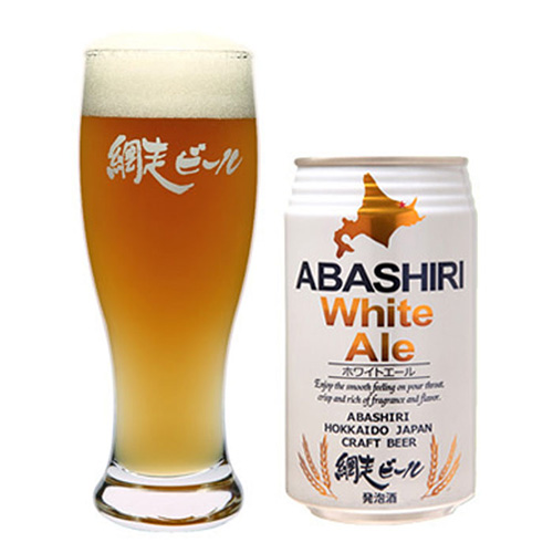 網走ビール園  ABASHIRI ホワイトエール  1ケース(350ml缶×24本） / 送料込 他商品同梱不可 / 発泡酒 4.5%