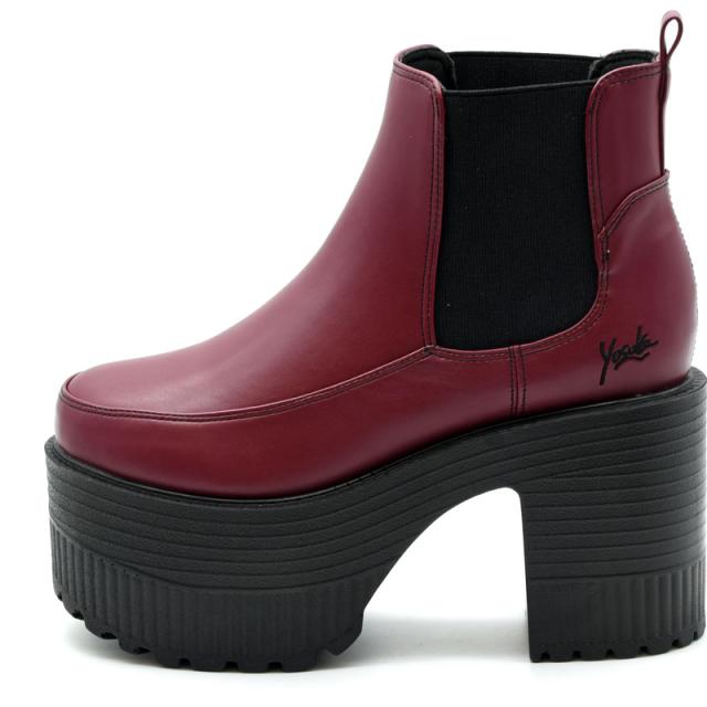 ヨースケ YOSUKE サイドゴアブーツ 厚底ブーツ ショートブーツ