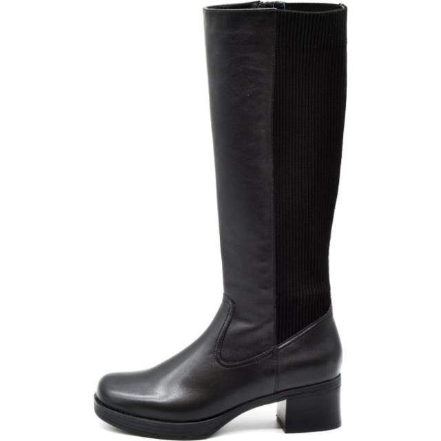 あしながおじさん ロングブーツ ストレッチブーツ 本革 レザー