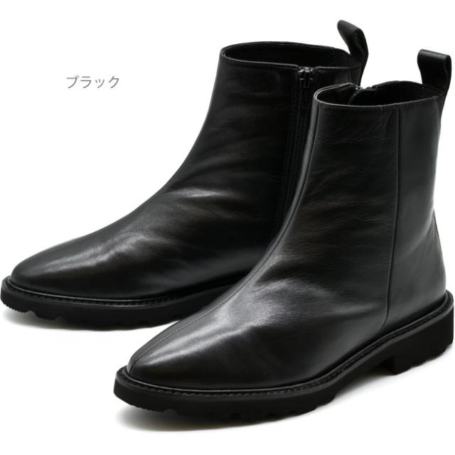 デザイン◎【PRADA・プラダ】ショートブーツ ゴム付き 黒色 24.5cm  