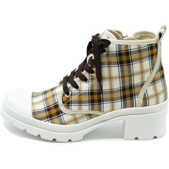 あしながおじさん 厚底スニーカー 防水 ハイカット タンクソール