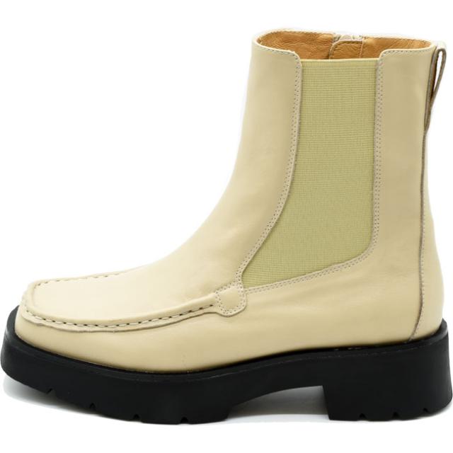 あしながおじさん サイドゴアブーツ ショートブーツ 本革 レザー