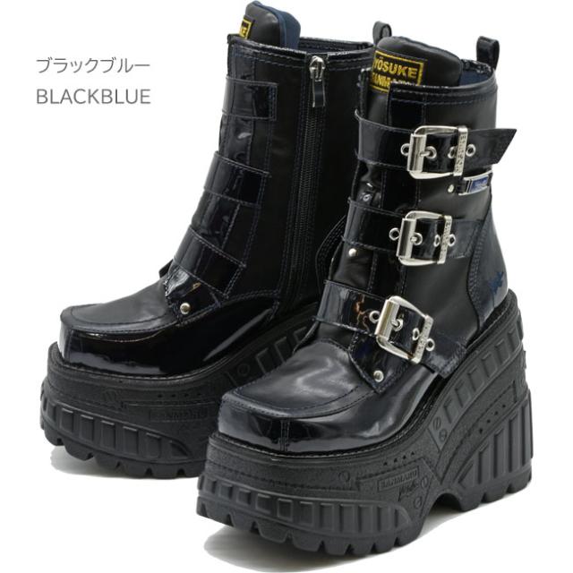 ヨースケ YOSUKE 厚底スニーカー 厚底ブーツ ベルト ハイソール