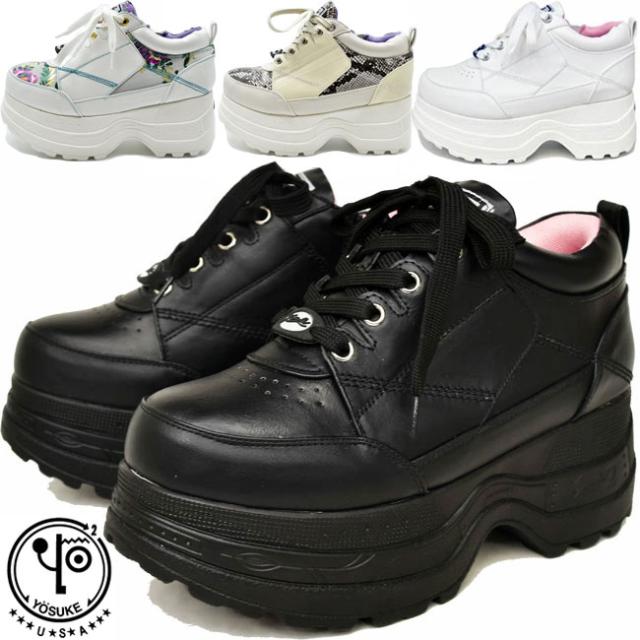 ヨースケ YOSUKE 厚底スニーカー ハイソール レースアップ レディース 新作 2810050 (予約)は11月上旬頃〜入荷予定