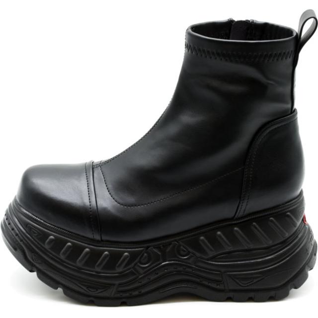 ヨースケ YOSUKE 厚底ブーツ ストレッチブーツ ハイソール レディース