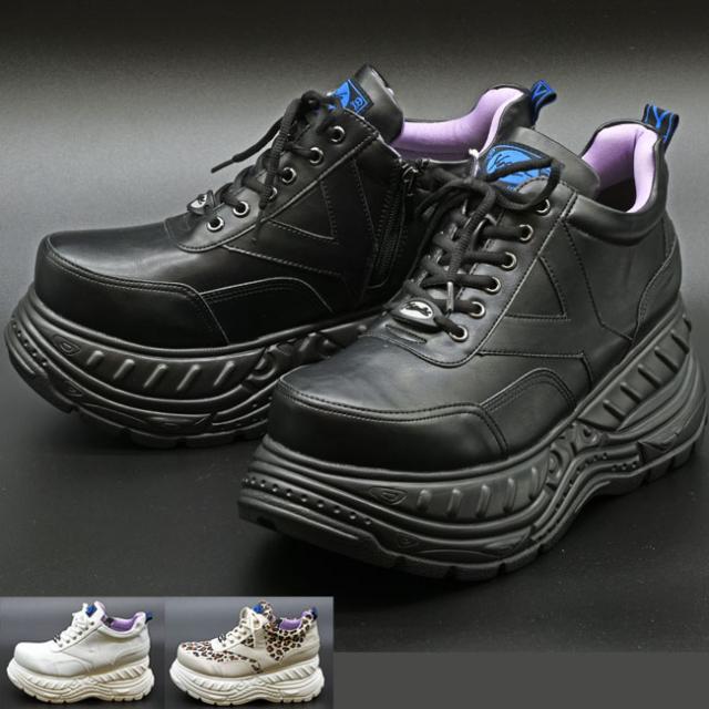 ヨースケ YOSUKE 厚底スニーカー ハイソール レースアップ メンズ 全3色 26 27 4468001 (予約)は8月上旬頃〜入荷予定