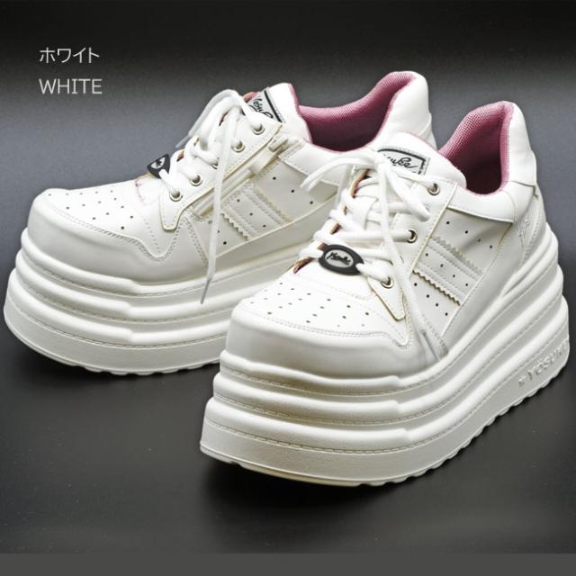 ヨースケ YOSUKE 厚底スニーカー ハイソール レースアップ メンズ 全2