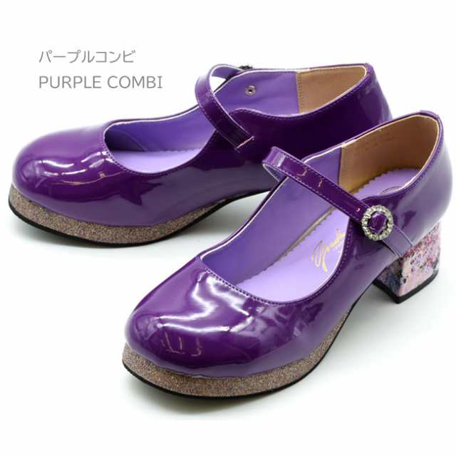ヨースケ YOSUKE 厚底パンプス ストラップパンプス チャンキー