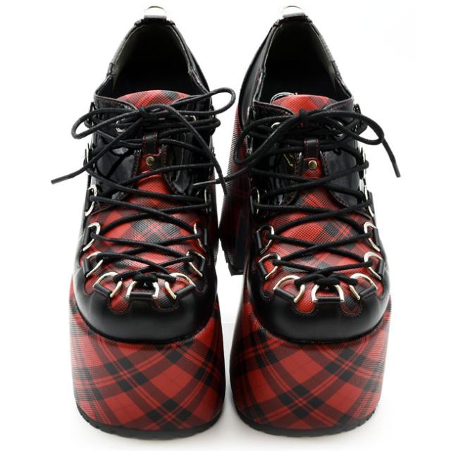 ヨースケ YOSUKE 厚底シューズ レースアップシューズ プラットフォーム