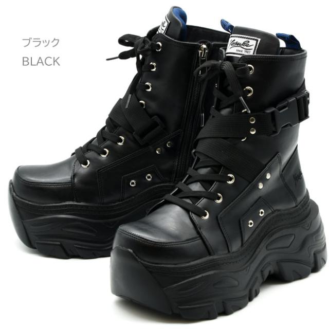 ヨースケ YOSUKE スニーカーブーツ 厚底ブーツ ショートブーツ レースアップブーツ レディース 全4色 黒 白 4460079の通販は